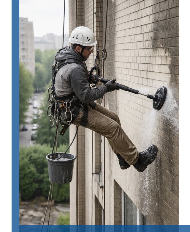 Очистка фасада от копоти в Москве профессионально и безопасно