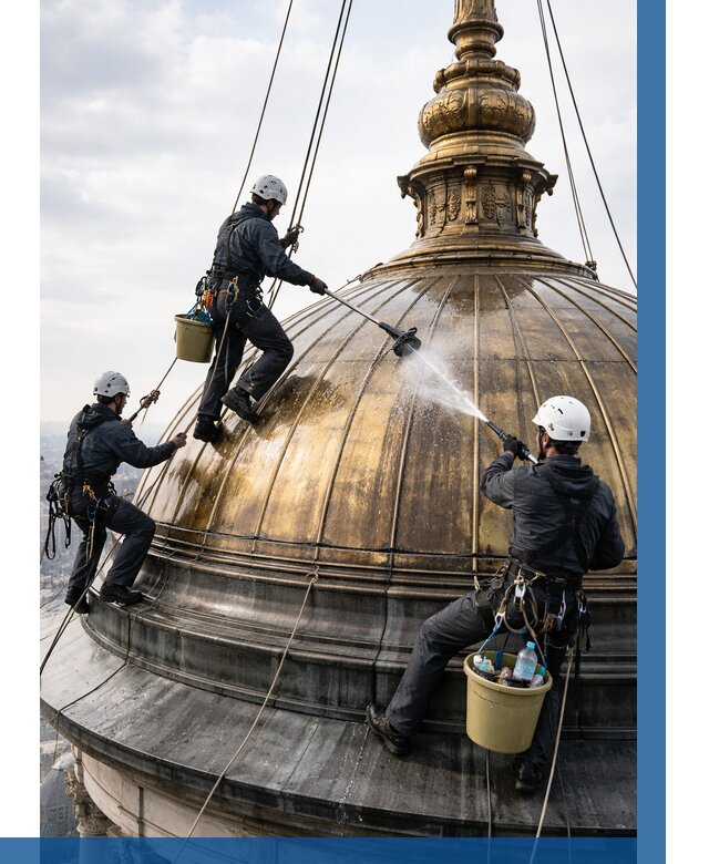 Мойка куполов и шпилей в Москве от 8162 р. - заказать | ВЫСОТНИКМск