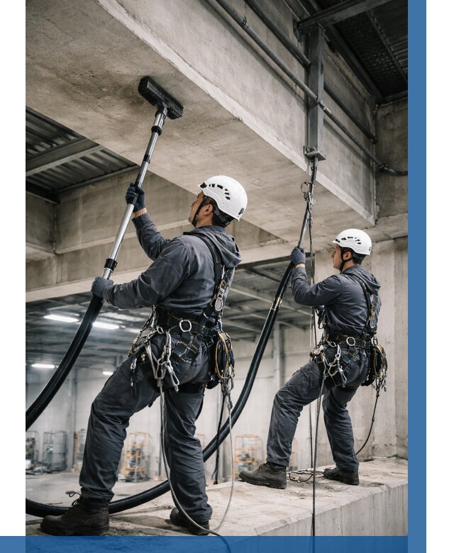 Обеспыливание потолочных конструкций в Москве от 255 р. |ВЫСОТНИКМск