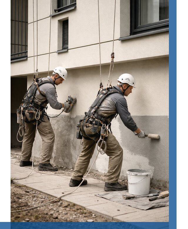 Окраска цоколя здания в Москве от 459 р. под ключ | ВЫСОТНИКМск