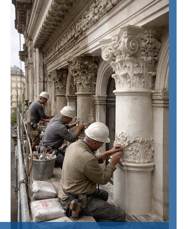 Реставрация фасадной лепнины в Москве от 2551 р. | ВЫСОТНИКМск