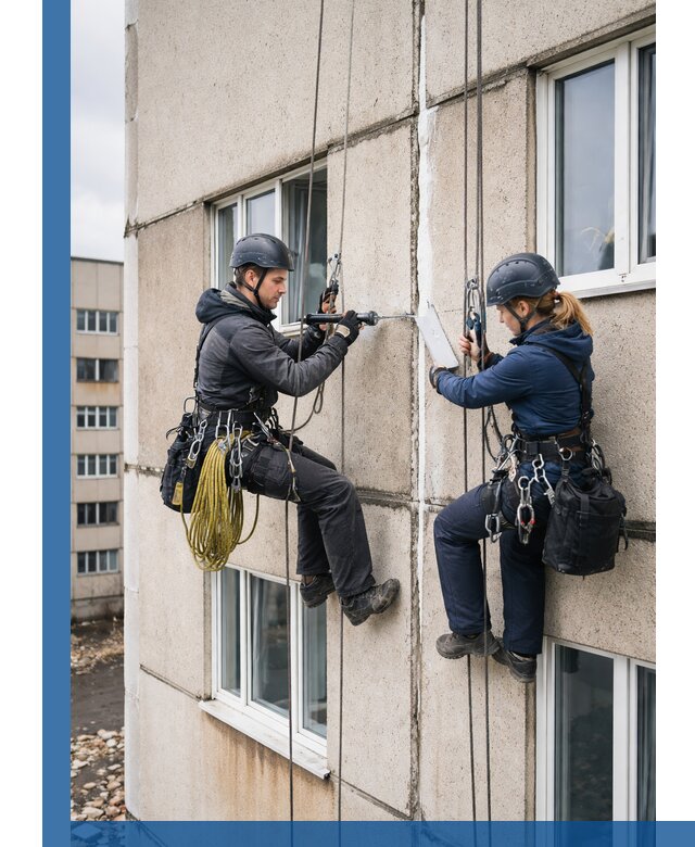 Герметизация межпанельных швов тёплым швом в Москве