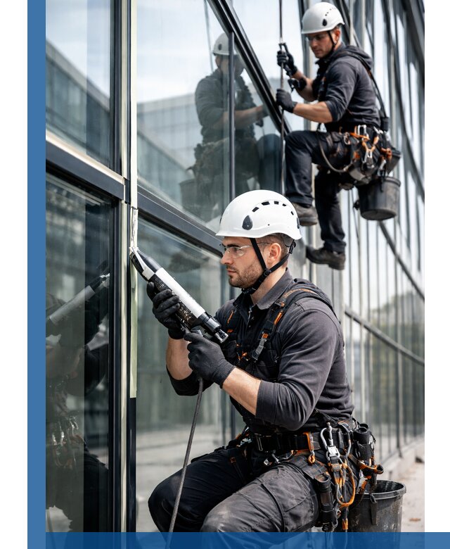 Герметизация витражных швов в Москве для зданий и фасадов