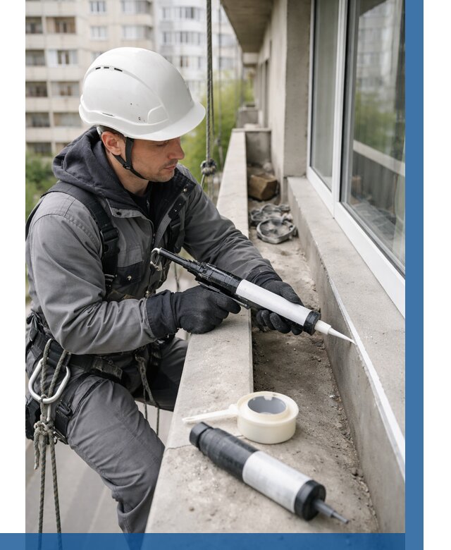 Герметизация швов лоджии в Москве от 4591 р. | ВЫСОТНИКМск