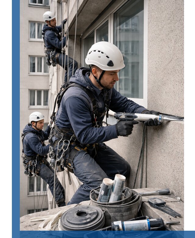 Герметизация швов лоджии в Москве профессионально и надежно