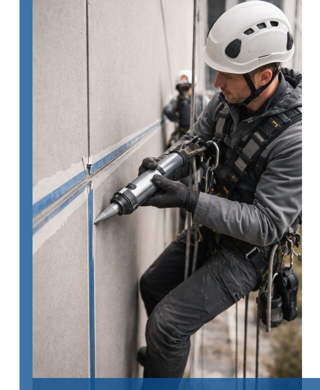 Герметизация стыков фасадных панелей в Москве качественно и быстро