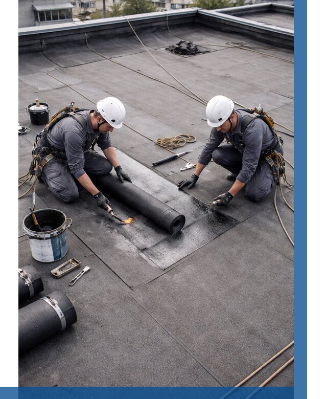 Ремонт мягкой кровли под ключ в Москве от 714 р. | ВЫСОТНИКМск