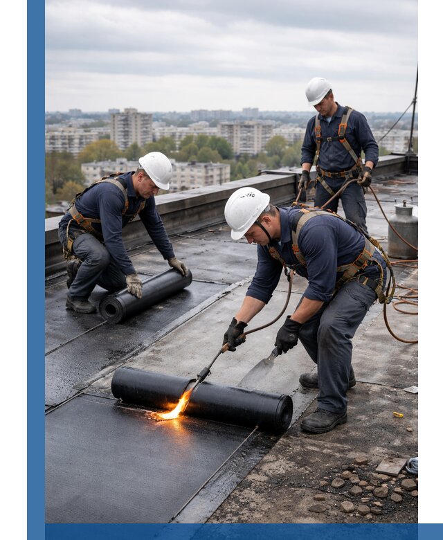 Ремонт наплавляемой кровли в Москве качественно и надежно