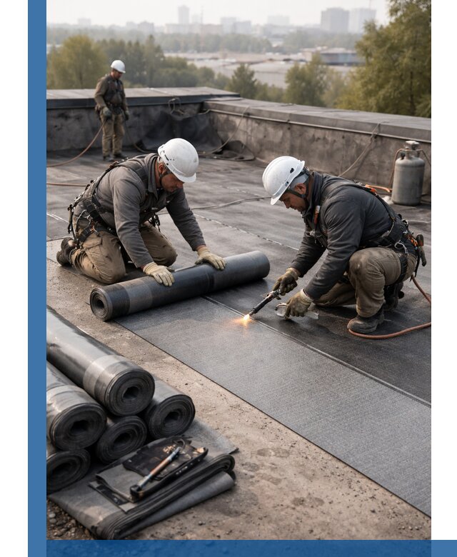 Монтаж мягкой кровли в Москве профессионально и надежно