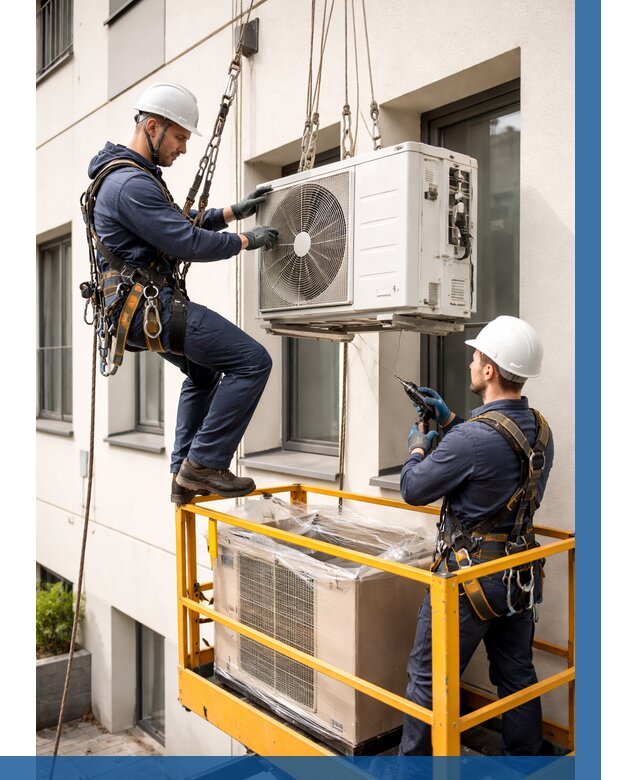 Демонтаж внешнего блока кондиционера в Москве от 3571 р. | ВЫСОТНИКМск