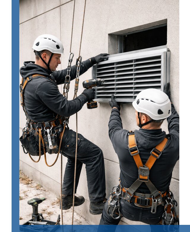 Монтаж вентиляционных решеток в Москве профессиональный сервис