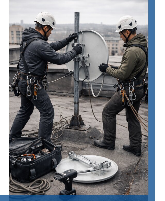 Демонтаж антенн на крыше в Москве от 4591 р. | ВЫСОТНИКМск