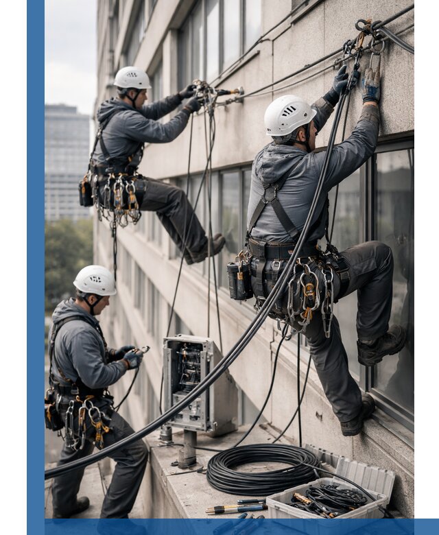 Прокладка оптоволоконного кабеля в Москве под ключ с тестированием