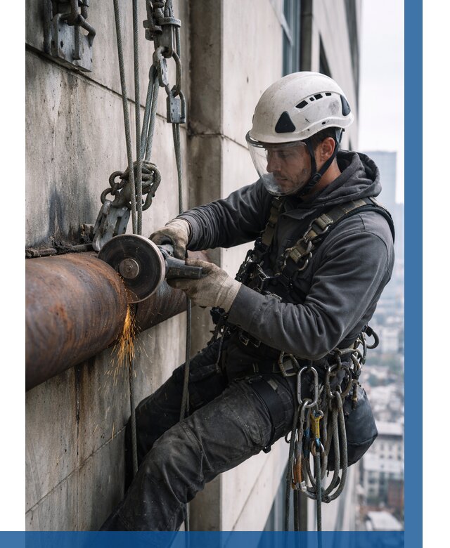 Резка металла на высоте в Москве по цене от 4591 р. | ВЫСОТНИКМск