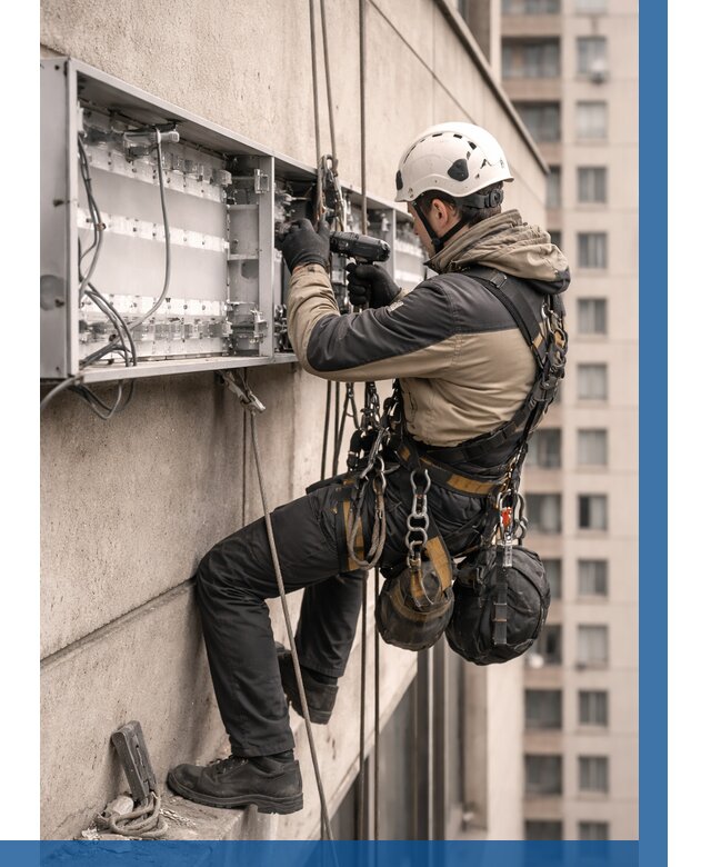 Ремонт вывески на высоте в Москве от 4591 р. | ВЫСОТНИКМск