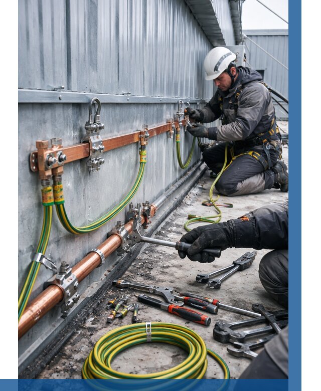 Монтаж заземления здания в Москве от 25505 р. | ВЫСОТНИКМск