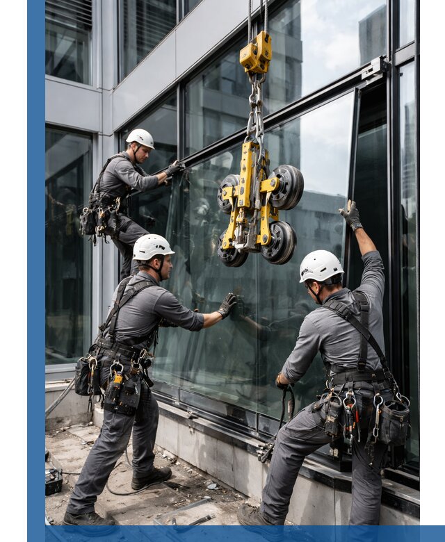 Структурное остекление фасадов в Москве монтаж и обслуживание