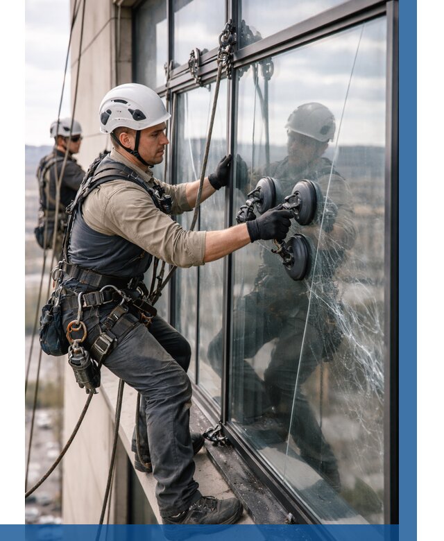 Замена стекла в витраже в Москве под ключ от 8672 р. | ВЫСОТНИКМск