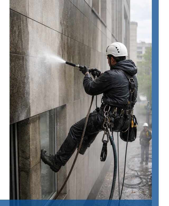 Гидроструйная очистка поверхностей в Москве от 867 р. | ВЫСОТНИКМск