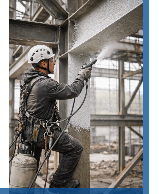 Огнезащита металлоконструкций от 765 р. | ВЫСОТНИКМск в Москве