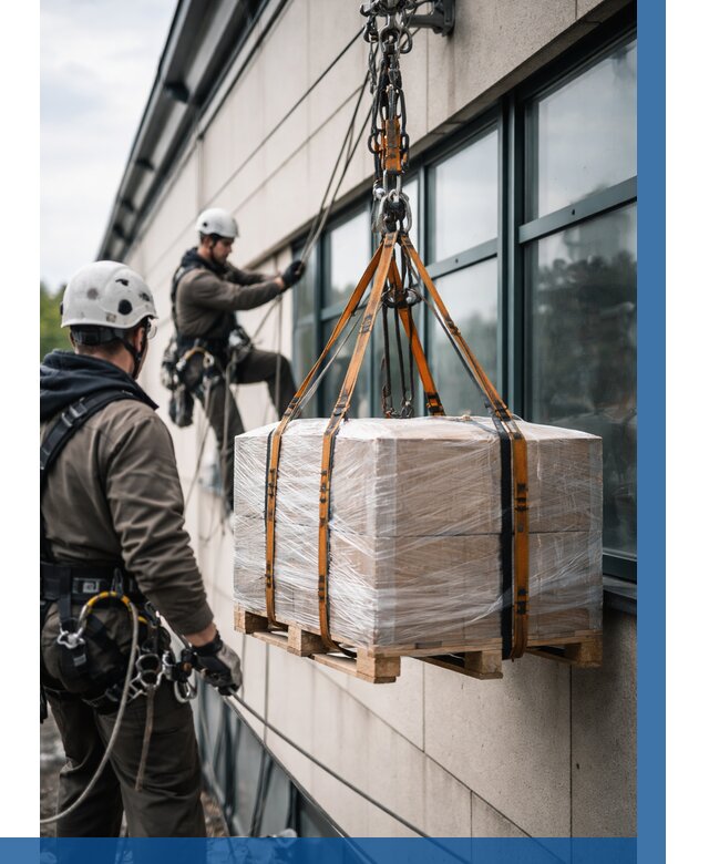 Подъем груза на высоту в Москве от 3061 р. | ВЫСОТНИКМск