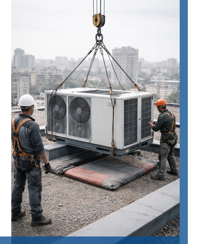 Подъем груза на крышу в Москве от 5101 р. | ВЫСОТНИКМск заказать