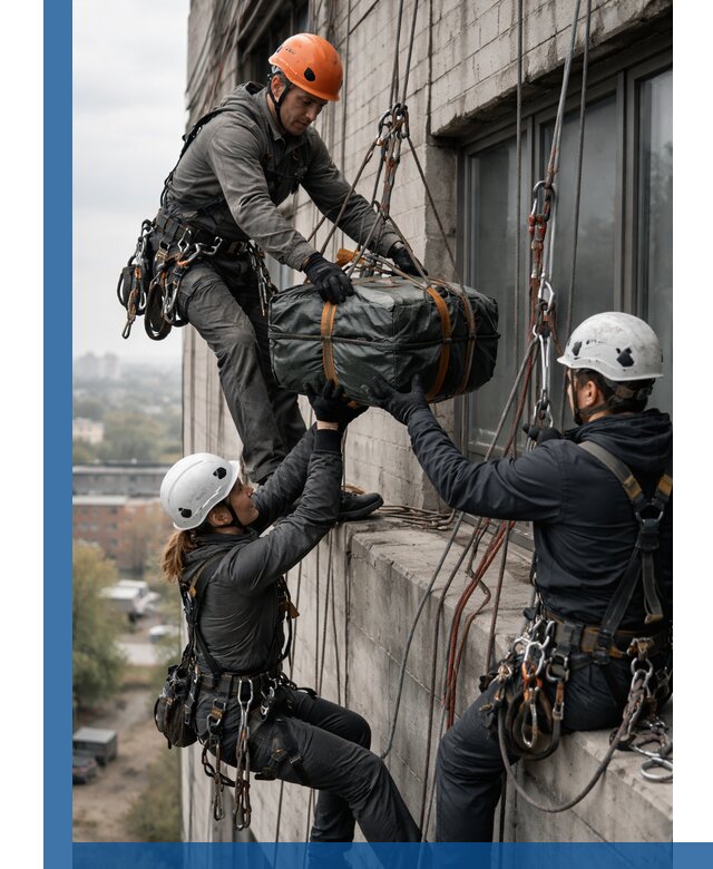 Перемещение грузов вручную в Москве профессионально и безопасно