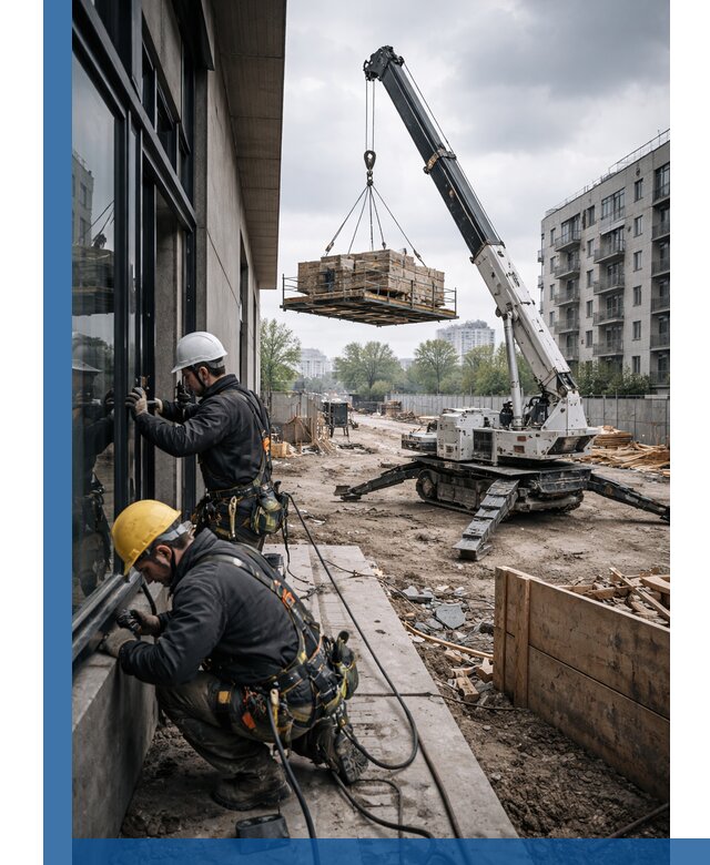 Аренда крана Пионер в Москве для строительных работ