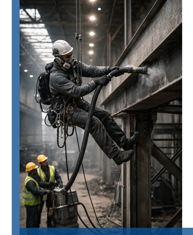 Обеспыливание конструкций в цехах промышленного производства в Москве