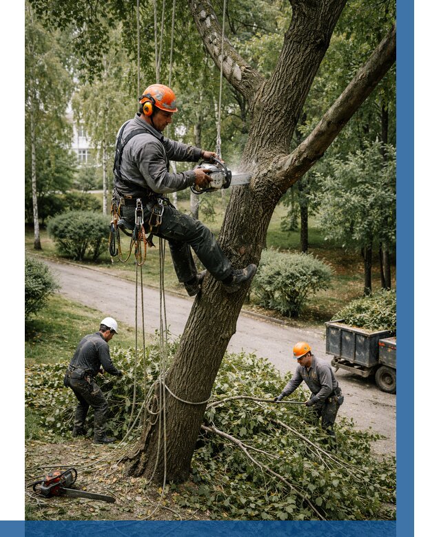 Кронирование деревьев в Москве от 6631 р. | ВЫСОТНИКМск