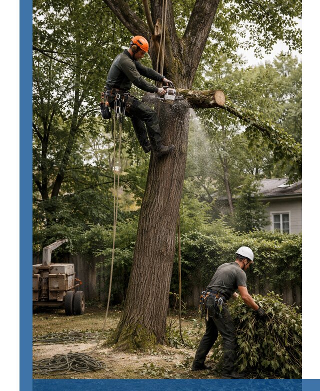 Кронирование деревьев в Москве, безопасная высотная обрезка