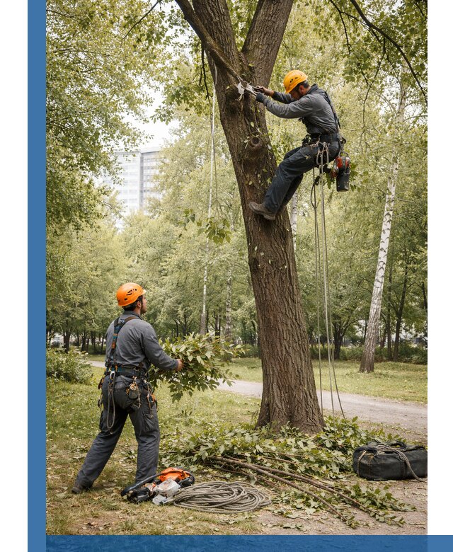 Санитарная обрезка деревьев в Москве, профессионально и безопасно