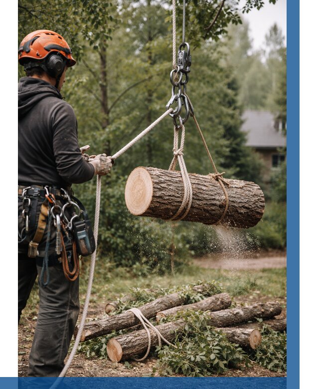 Валка деревьев частями в Москве от 7652 р. | ВЫСОТНИКМск