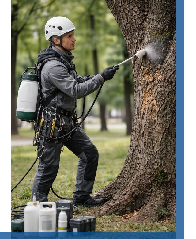 Обработка деревьев от вредителей в Москве от 4591 р. | ВЫСОТНИКМск