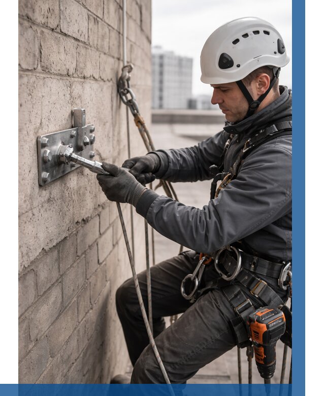 Установка анкерных точек в Москве от 3571 р. | ВЫСОТНИКМск